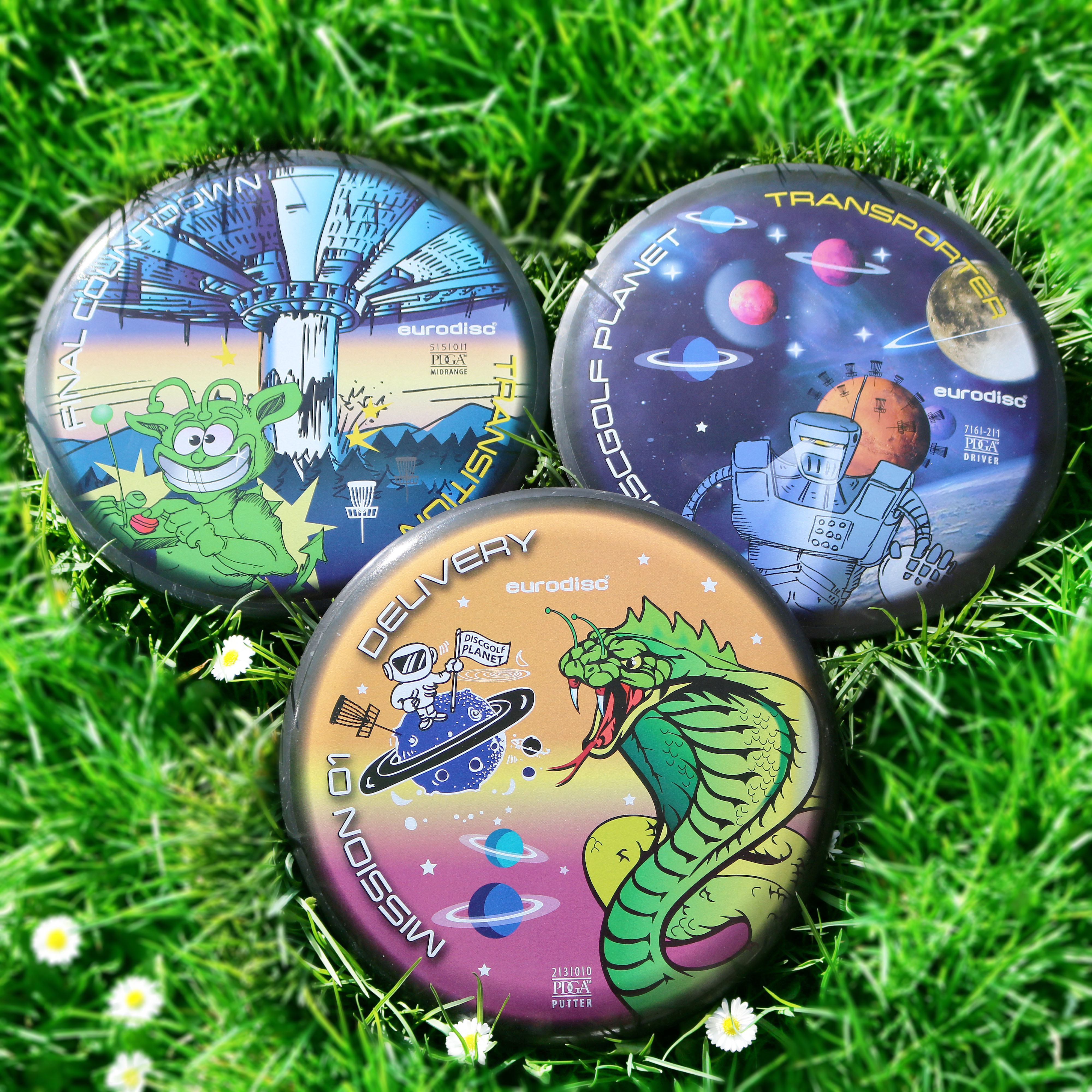 eurodisc® Disc Golf Einsteigerset SQU Space Edition eurodisc® Disc Golf Einsteigerset SQU Space Edition