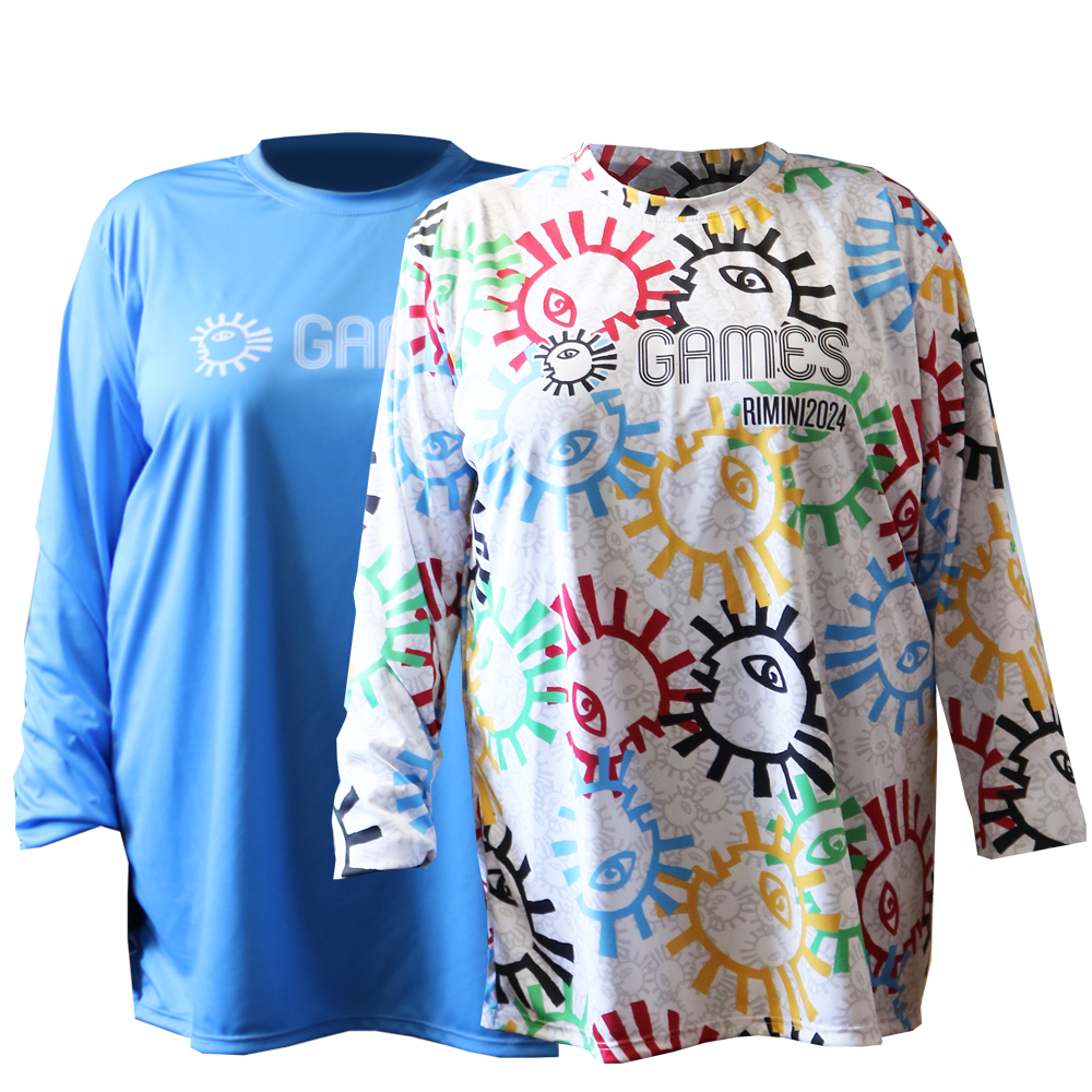 eurodisc® Shirts - Langarm - Paganello - WEISS / HELLBLAU - Größe: XXL / XL eurodisc® Shirts - Langarm - Paganello - WEISS / HELLBLAU - Größe: XXL / XL