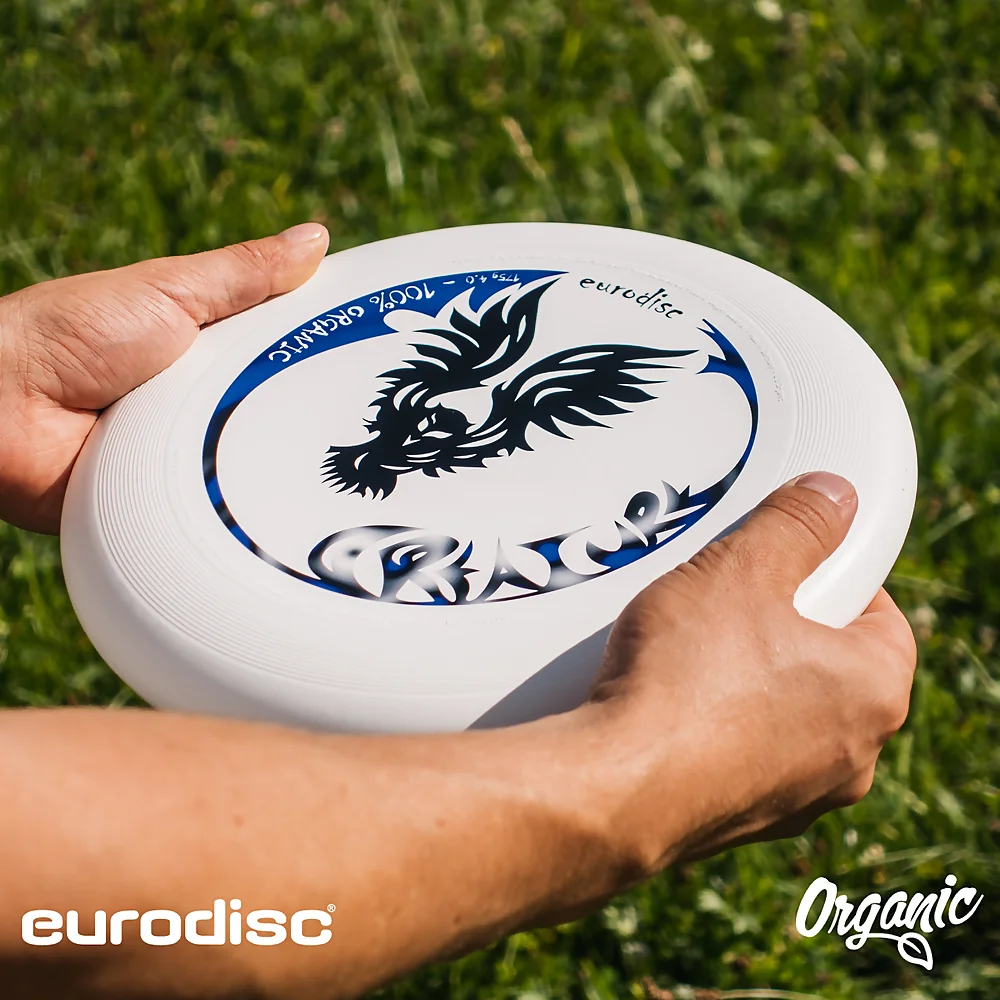 eurodisc® 175g Ultimate Frisbee Creature Weiss aus Bio-Kunststoff