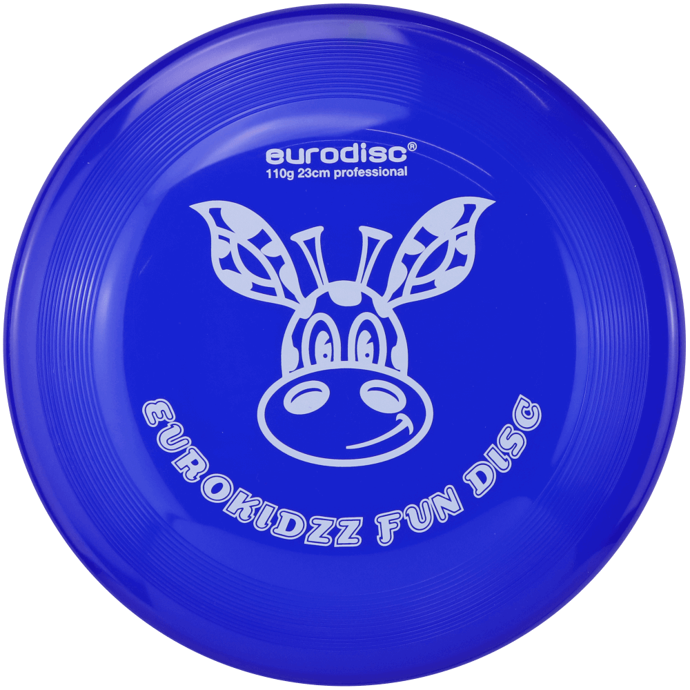Eurodisc 110g Kidzz Fun Frisbee Giraffe 23cm Dunkelblau