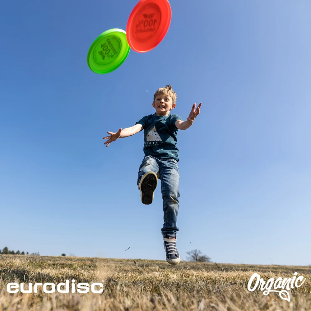 eurodisc® 100g 100% BIO Frisbee 23cm mit Panda Motiv eurodisc® 100g 100% BIO Frisbee 23cm mit Panda Motiv