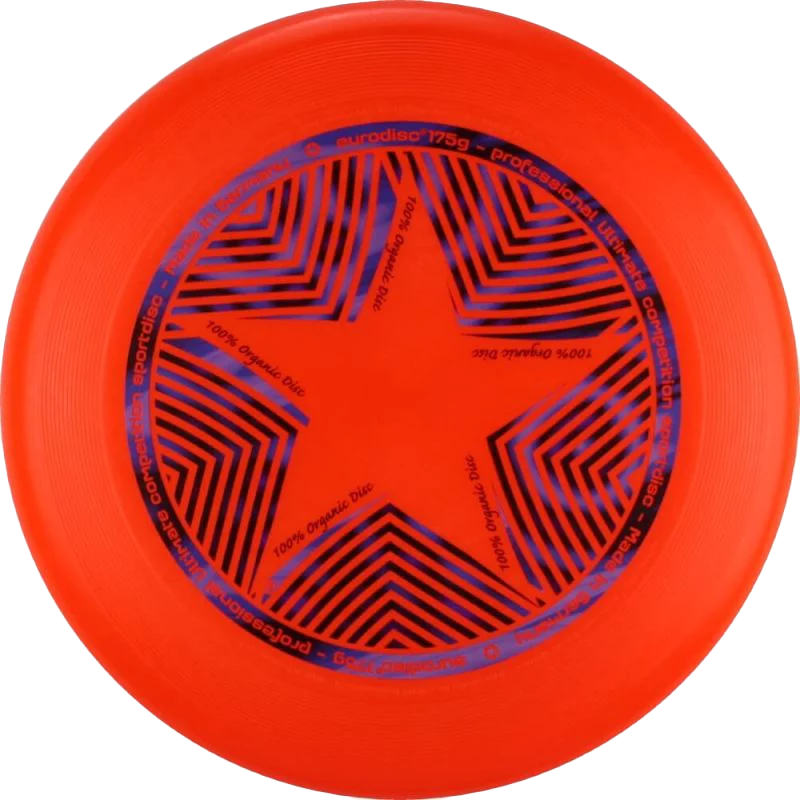 eurodisc® 175g Ultimate Frisbee Star aus Bio-Kunststoff in verschiedenen Farben