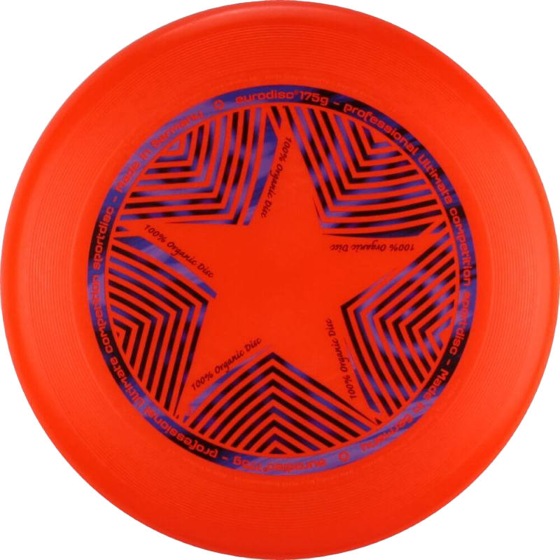 eurodisc® 175g Ultimate Frisbee Star aus Bio-Kunststoff in verschiedenen Farben eurodisc® 175g Ultimate Frisbee Star aus Bio-Kunststoff in verschiedenen Farben