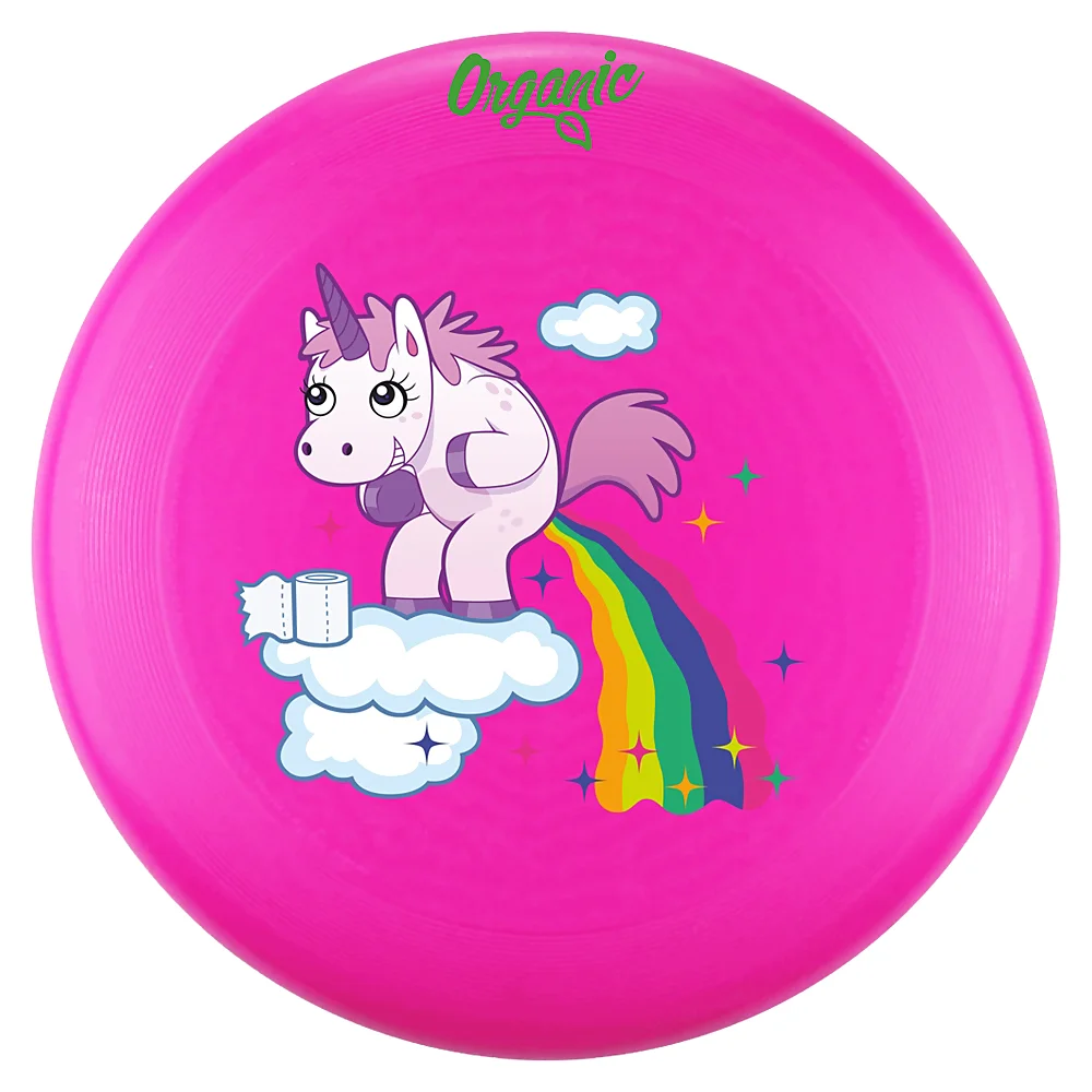 eurodisc® 175g Ultimate Frisbee Unicorn Clouds Pink aus Bio-Kunststoff