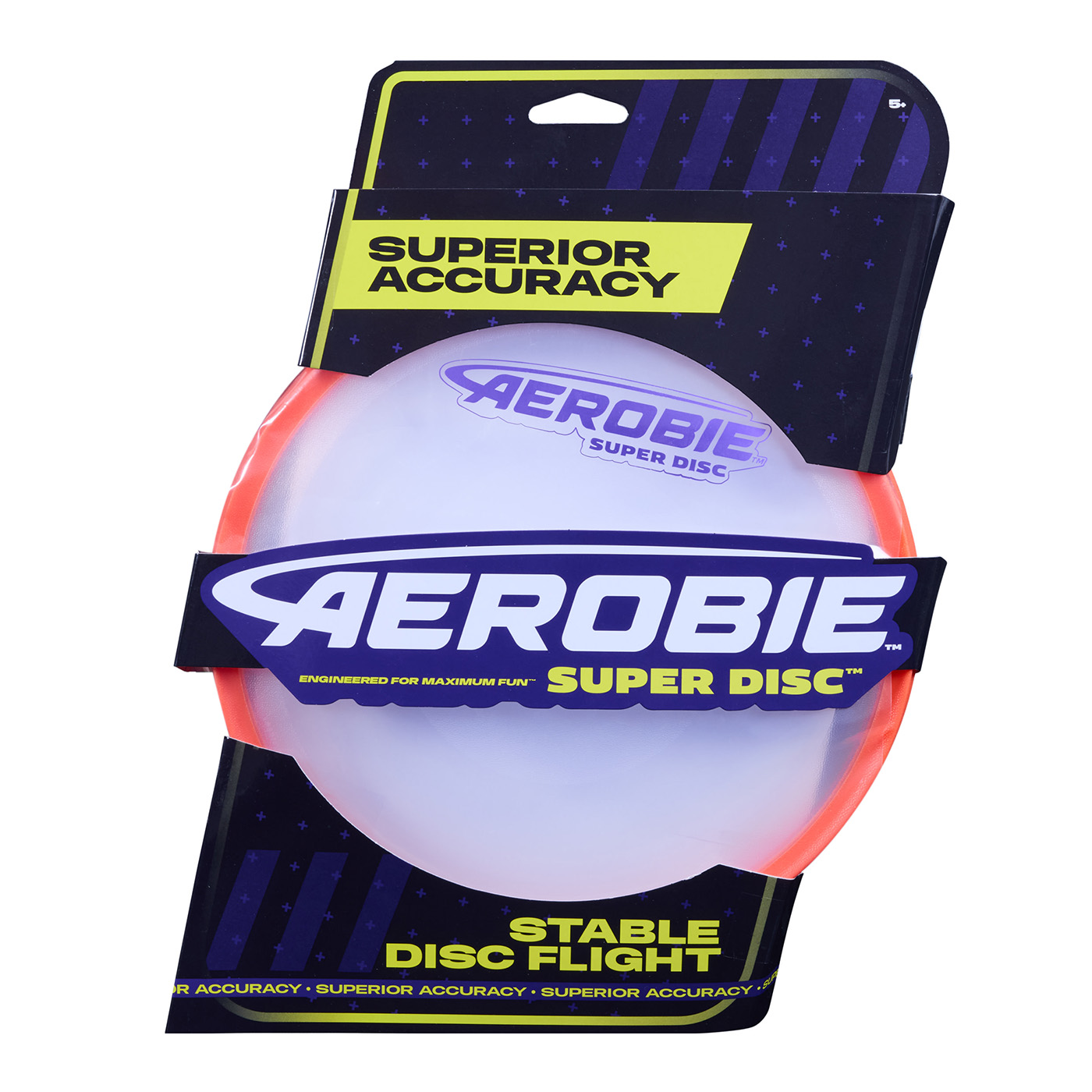 Aerobie Superdisc Frisbee mit Gummirand Rot