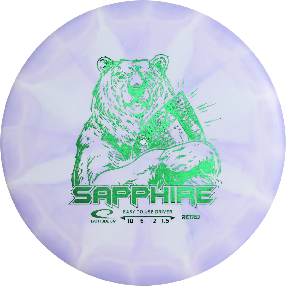 Latitude 64 Disc Golf Distance Driver Retro Burst Sapphire Latitude 64 Disc Golf Distance Driver Retro Burst Sapphire