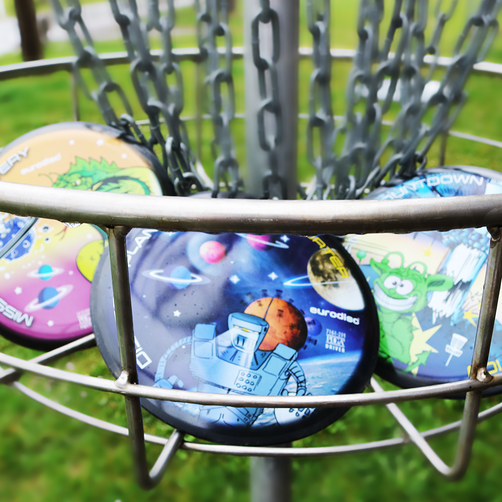 eurodisc® Disc Golf Fairway Driver Transporter Discgolf Planet Space Edition eurodisc® Disc Golf Fairway Driver Transporter Discgolf Planet Space Edition