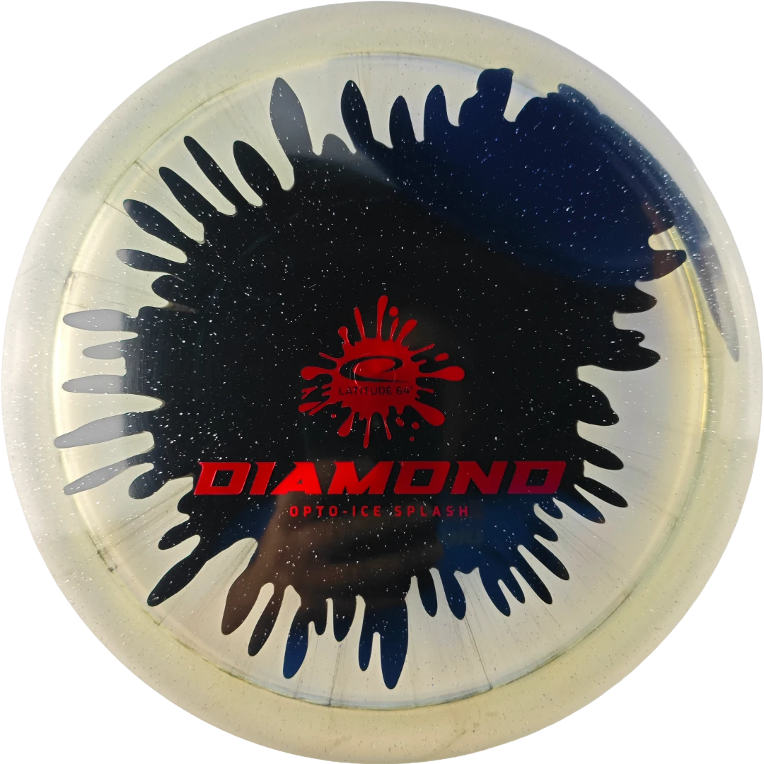 Latitude64 Disc Golf Fairway Driver Opto Ice SPARKLE SPLASH Diamond Latitude64 Disc Golf Fairway Driver Opto Ice SPARKLE SPLASH Diamond