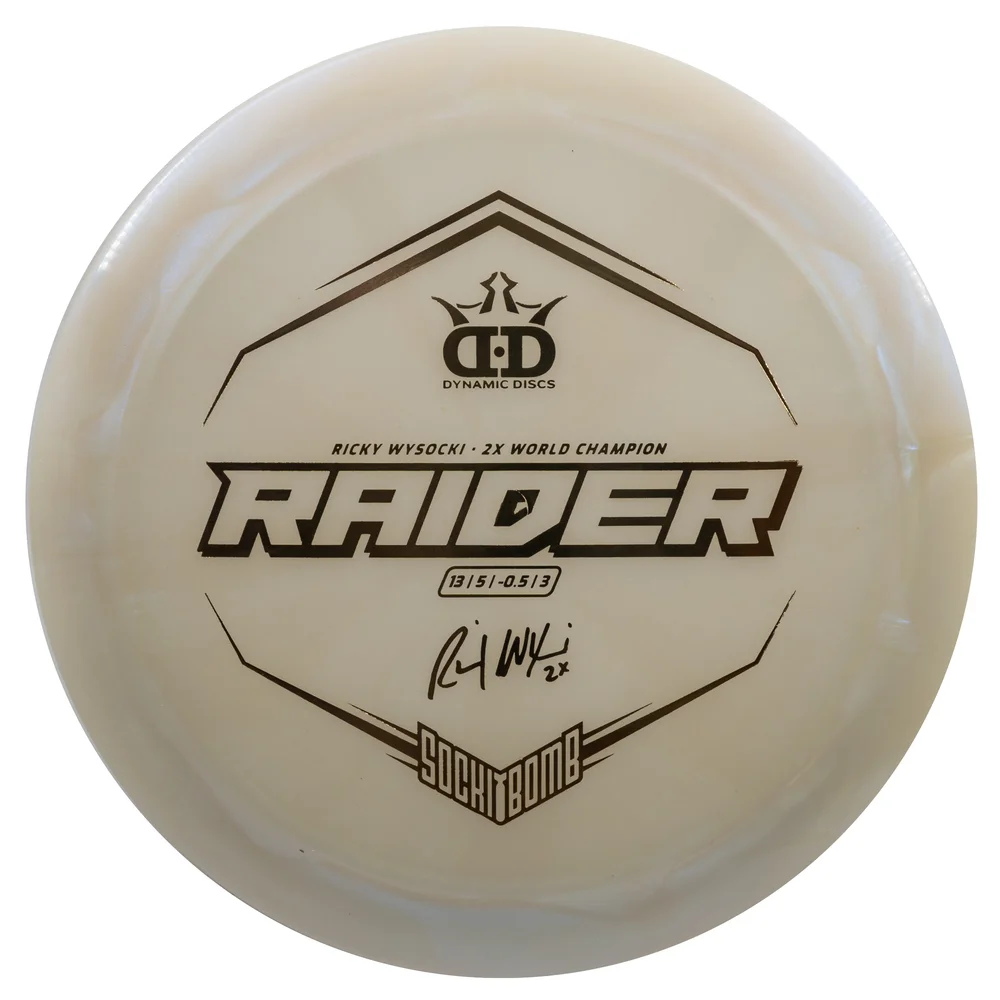 Dynamic Discs Disc Golf Distance Driver Lucid-X Chameleon Raider - Ricky Wysocki Team Series Dynamic Discs Disc Golf Distance Driver Lucid-X Chameleon Raider - Ricky Wysocki Team Series