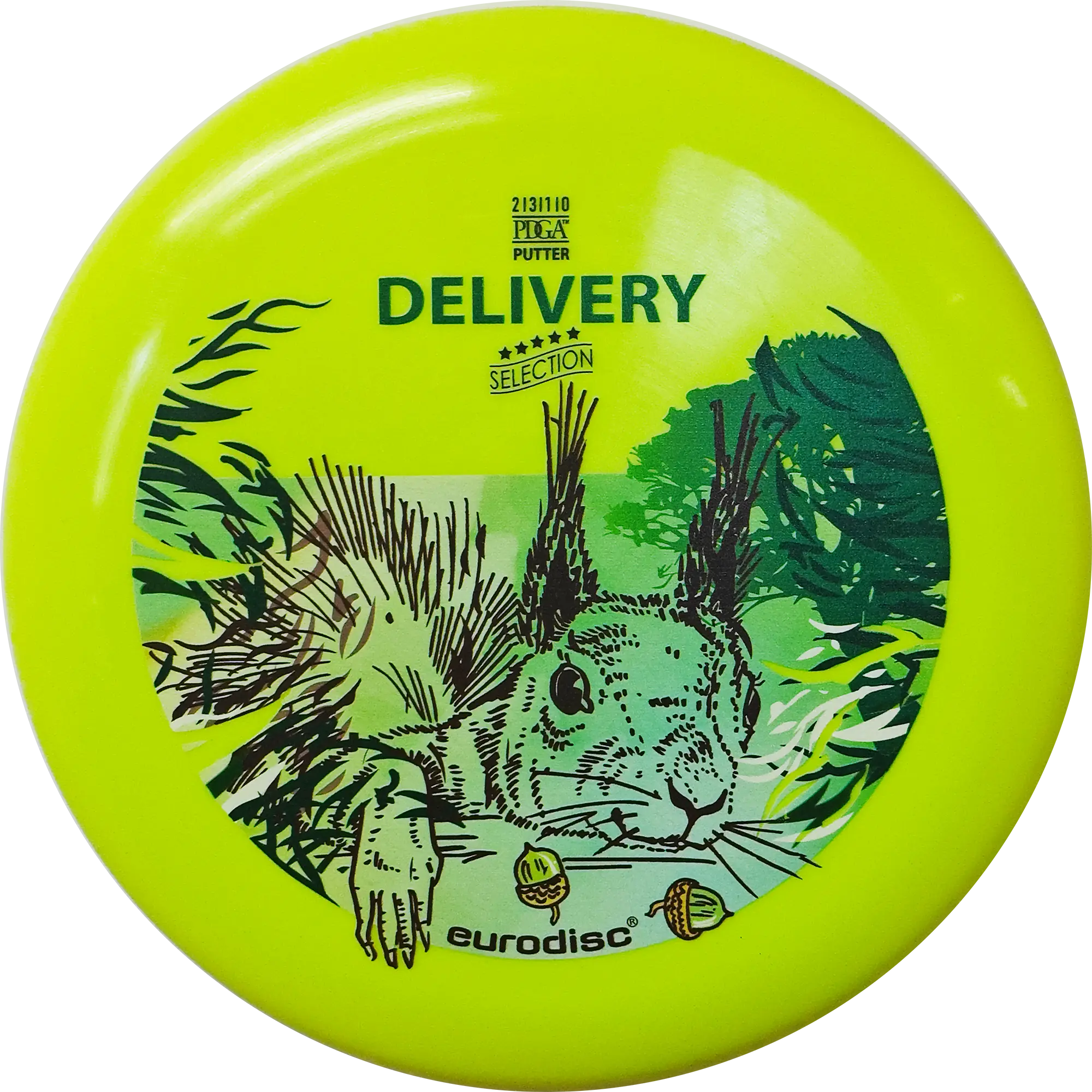 eurodisc Discgolf Putter Selection Delivery Squirrel