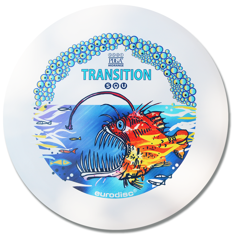 eurodisc® 160 g, Discgolf Midrange Transition SQU, SEADEVIL, weiß eurodisc® 160 g, Discgolf Midrange Transition SQU, SEADEVIL, weiß