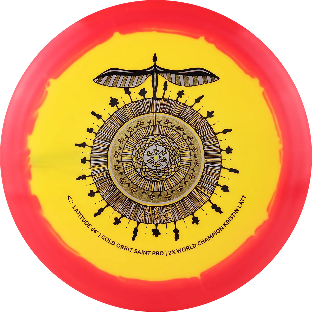 Latitude 64 Disc Golf Fairway Driver Gold Orbit Saint Pro - Kristin Lätt