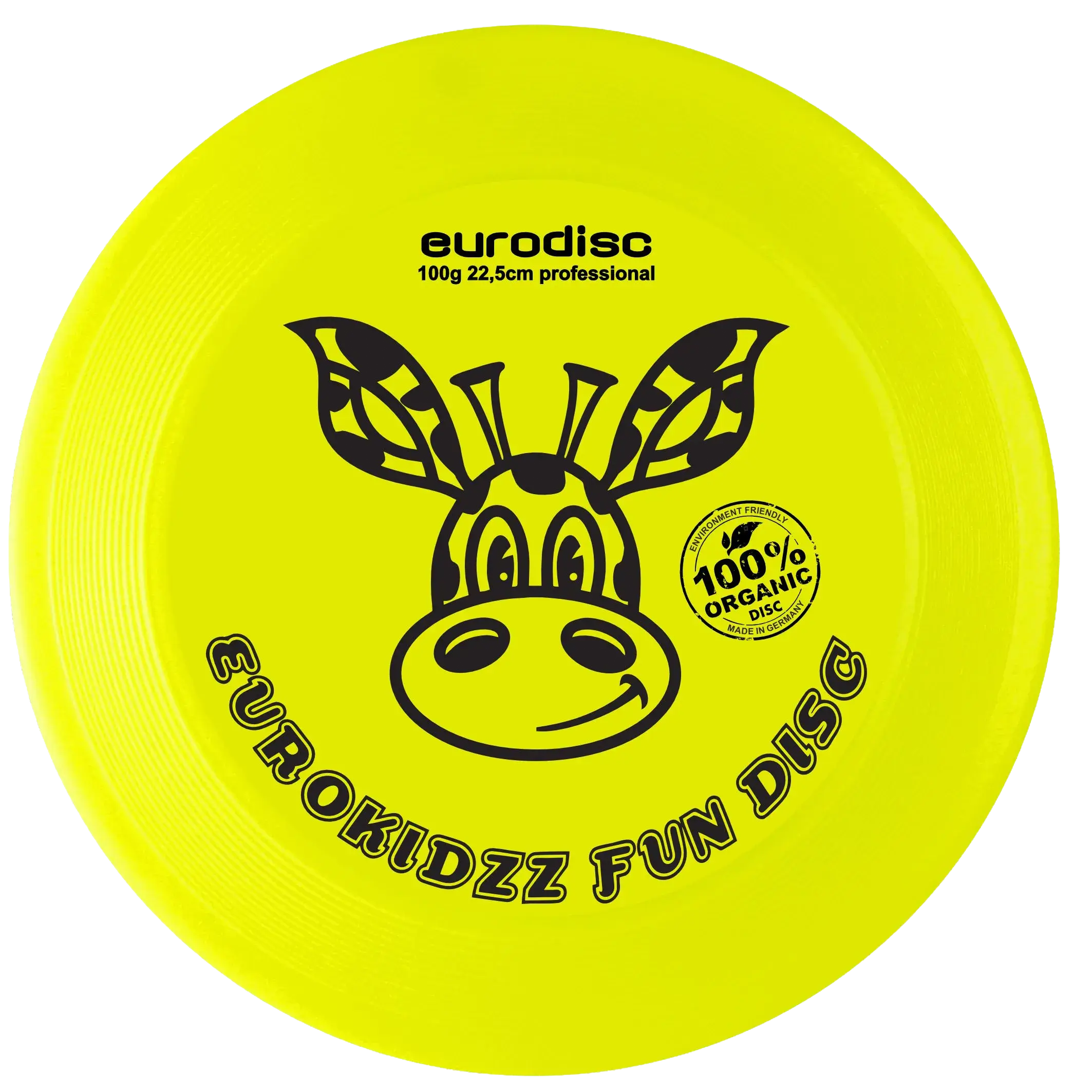 eurodisc® 110g Kidzz Fun Frisbee Giraffe 23cm in various colors White