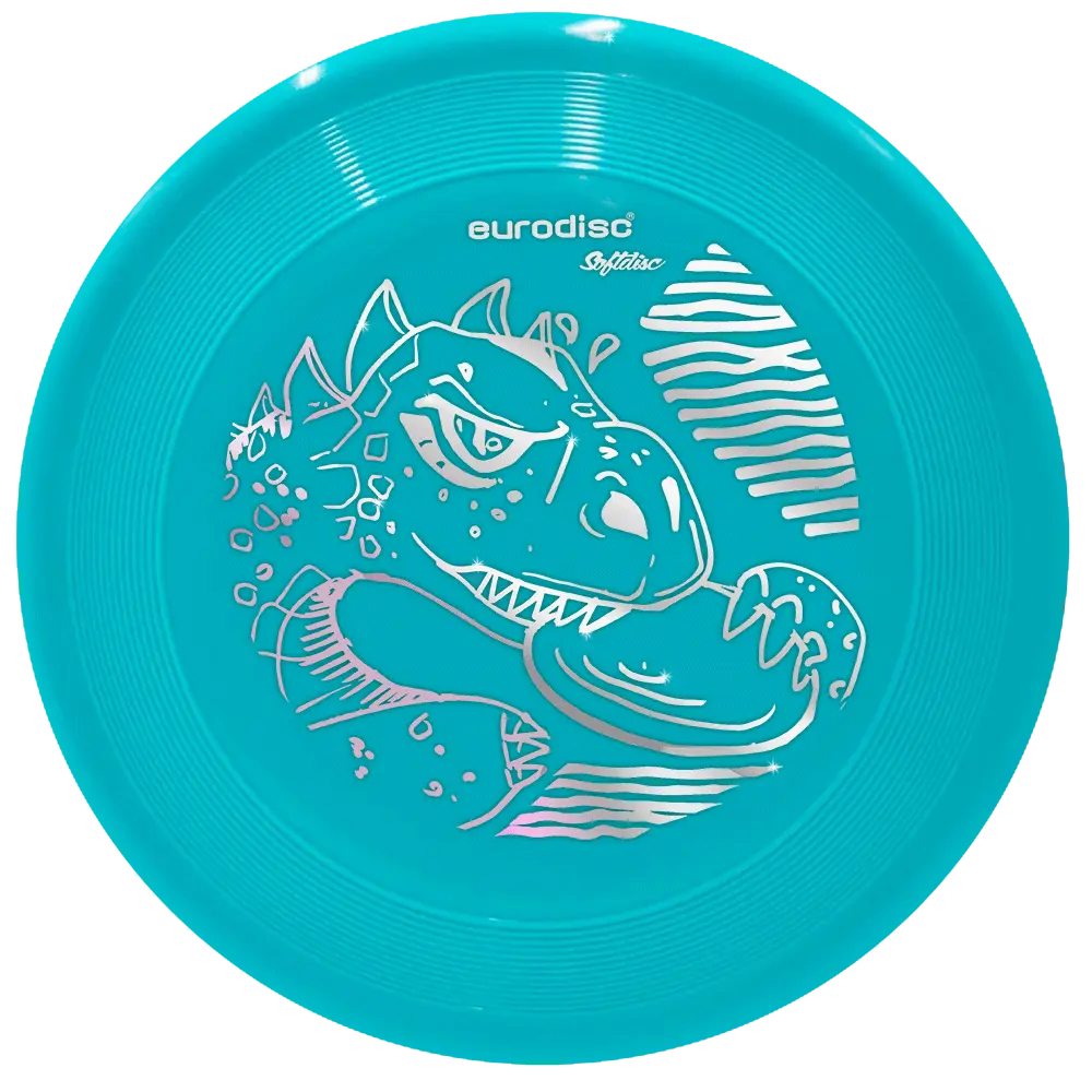 eurodisc® 100g Kidzz Fun Soft Frisbee Throwzilla 23cm Türkis
