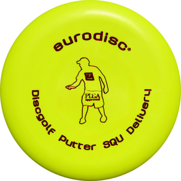 eurodisc® Disc Golf Putter Delivery SQU Gelb