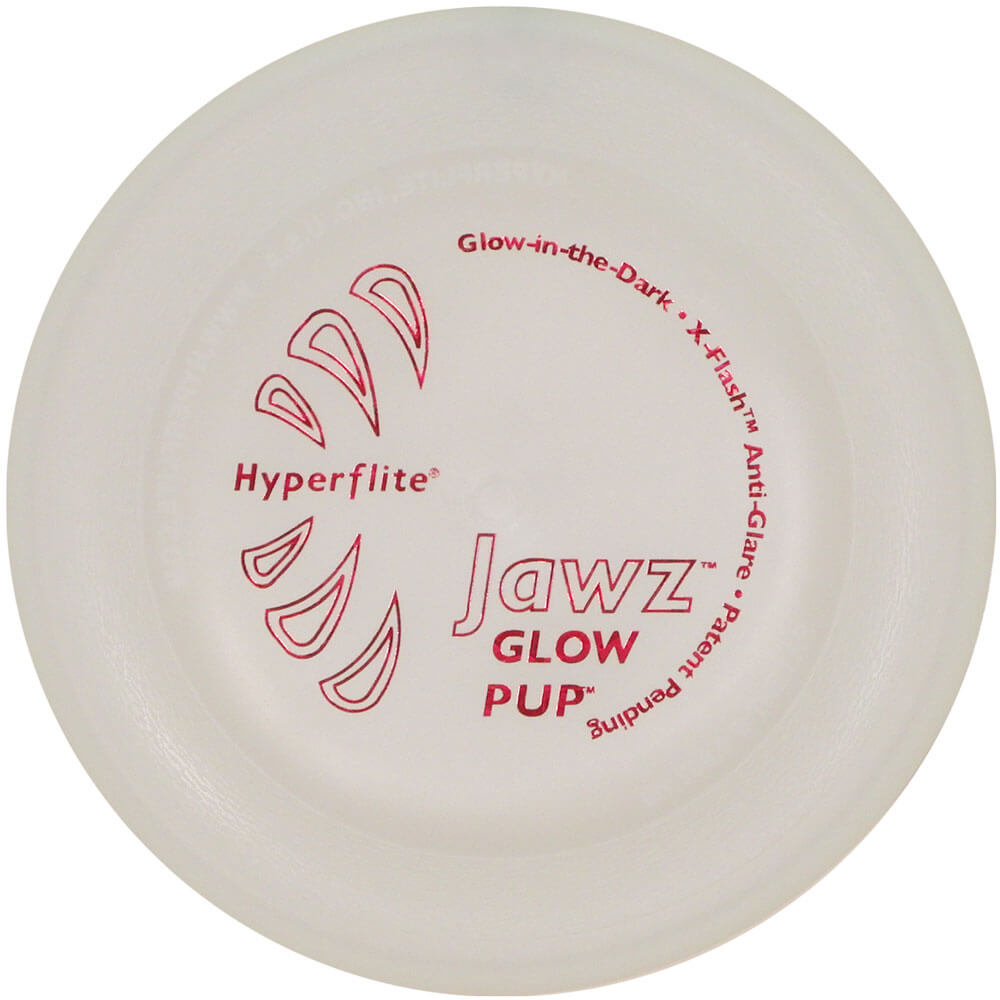 Bissstarke Hundefrisbee Hyperflite K10 Jawz Pup Nightglow	