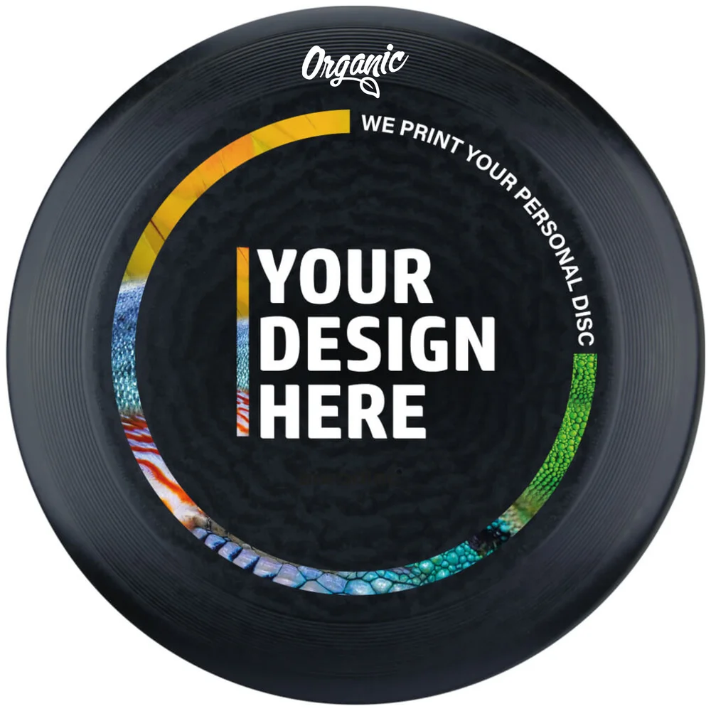 Individuelle eurodisc® 175g Ultimate Frisbee Schwarz aus Bio-Kunststoff Individuelle eurodisc® 175g Ultimate Frisbee Schwarz aus Bio-Kunststoff