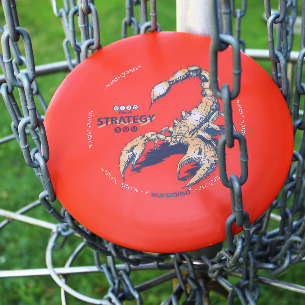 eurodisc® 163 g, Discgolf Driver 10, SQU, STRATEGY, orange eurodisc® 163 g, Discgolf Driver 10, SQU, STRATEGY, orange