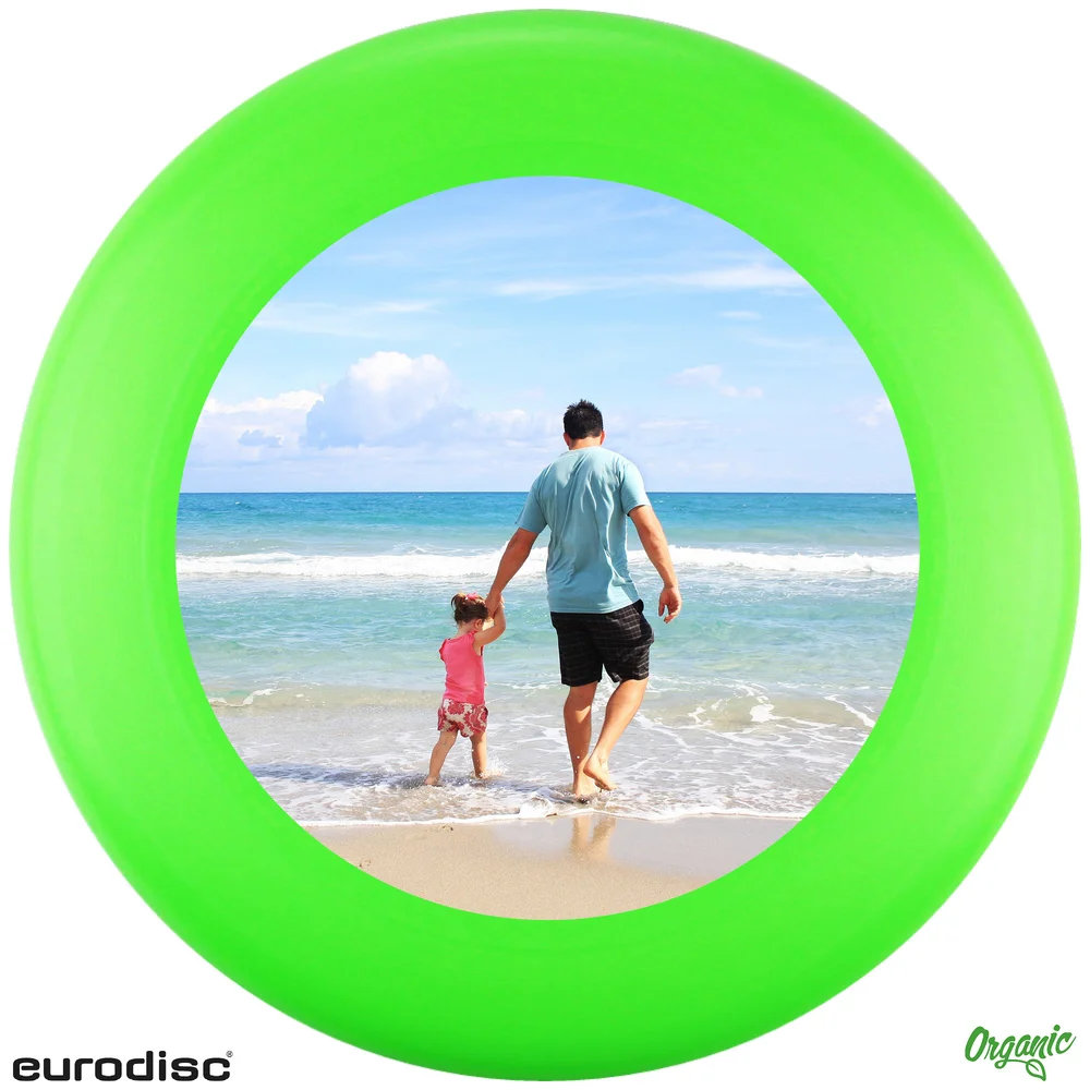 Individuelle eurodisc® 175g Ultimate Frisbee Grün aus Bio-Kunststoff