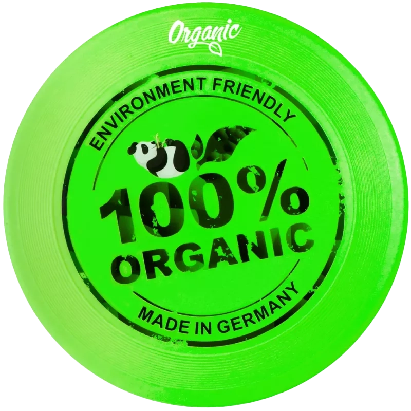eurodisc® 100g 100% BIO Frisbee 23cm mit Panda Motiv eurodisc® 100g 100% BIO Frisbee 23cm mit Panda Motiv