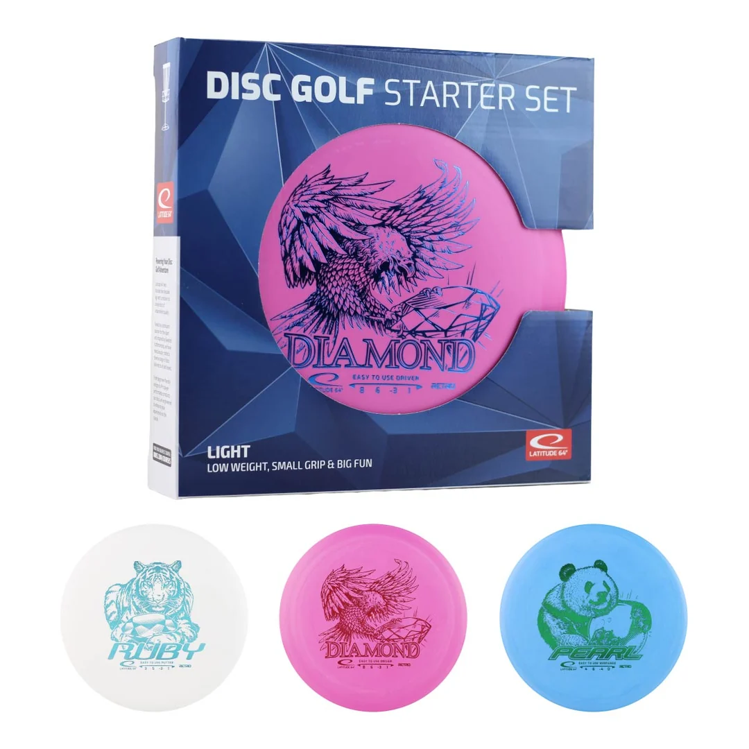 Latitude 64 Discgolf Starter Set Light 3 Discs