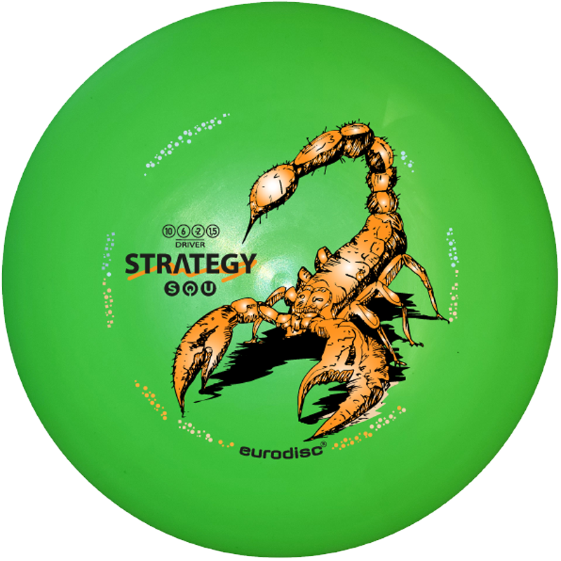 eurodisc® 163 g, Discgolf Driver 10, SQU, STRATEGY, GRÜN