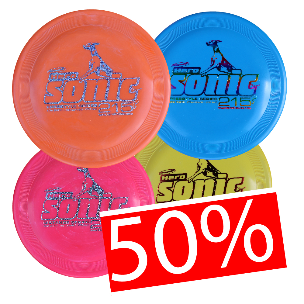 Hero Disc Dog Disc Sonic XTRA 215 various colors Hero Disc Dog Disc Sonic XTRA 215 various colors
