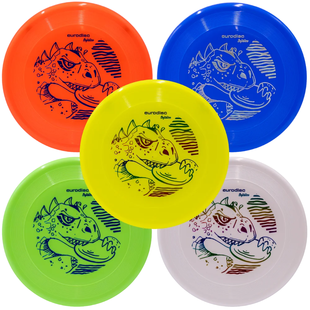 eurodisc® 100g Kidzz Fun Soft Frisbee Throwzilla in verschiedenen Farben