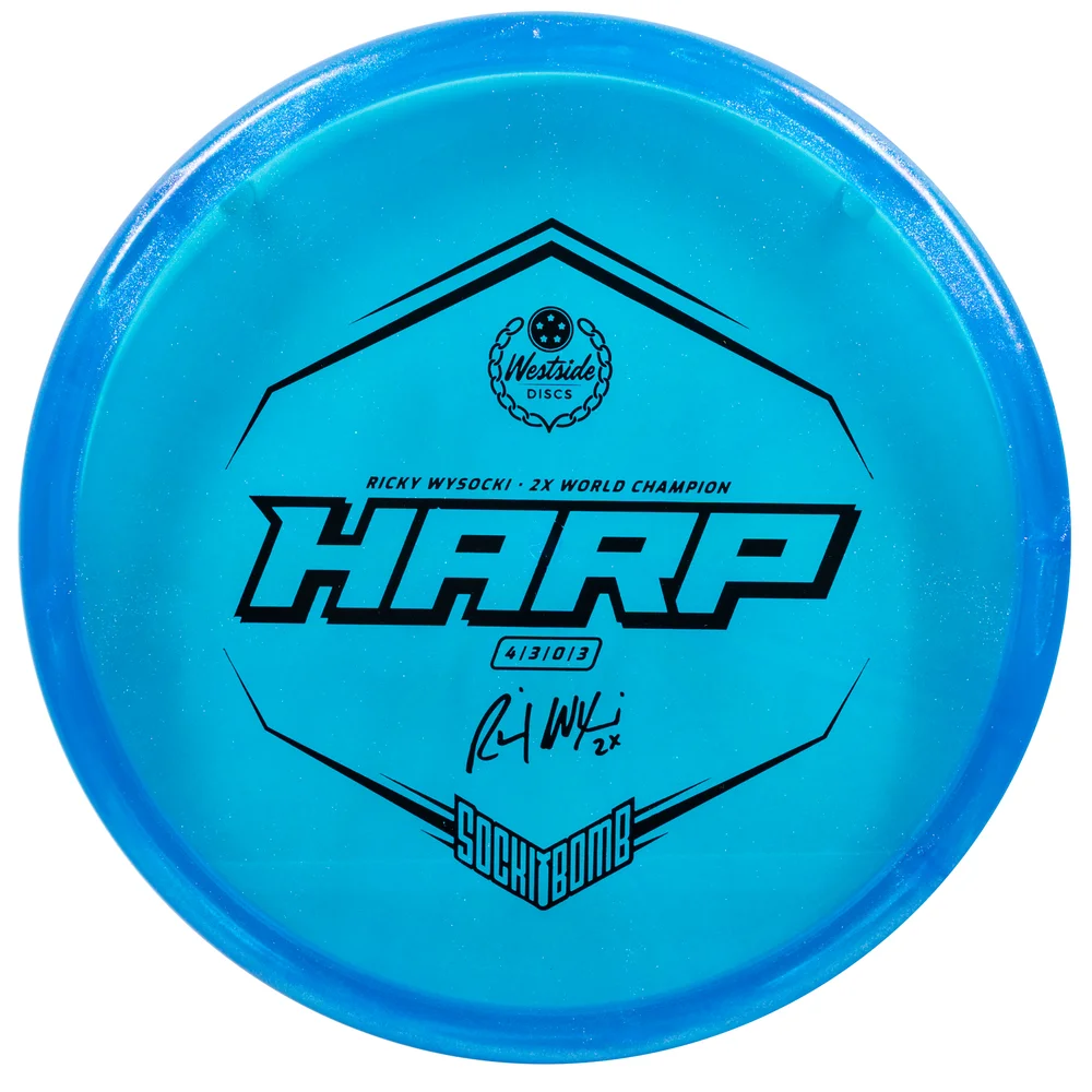 Westside Disc Golf Putter VIP Ice Glimmer Harp - Ricky Wysocki Westside Disc Golf Putter VIP Ice Glimmer Harp - Ricky Wysocki