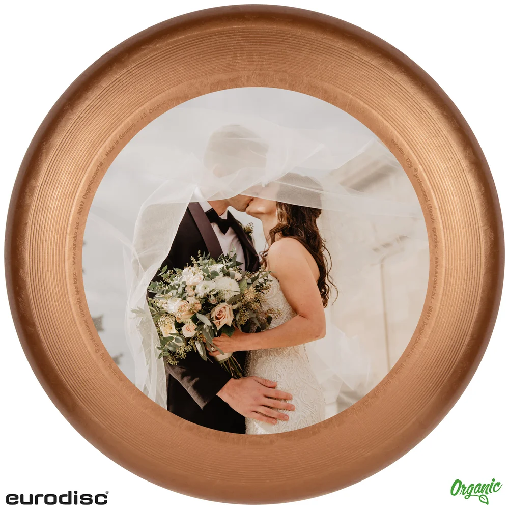 Individuelle eurodisc® 175g Ultimate Frisbee Bronze aus Bio-Kunststoff