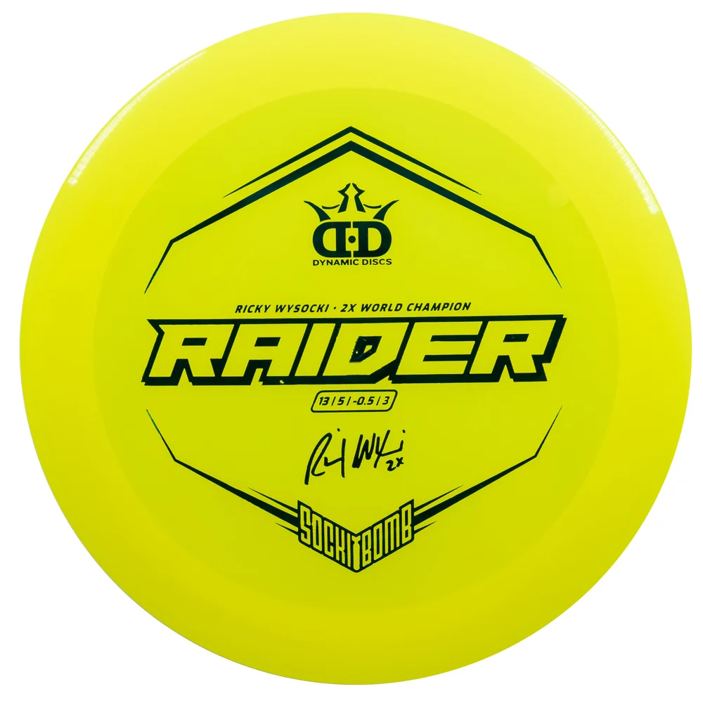 Dynamic Discs Distance Driver Lucid Ice Raider - Signature Ricky Wysocki Dynamic Discs Distance Driver Lucid Ice Raider - Signature Ricky Wysocki