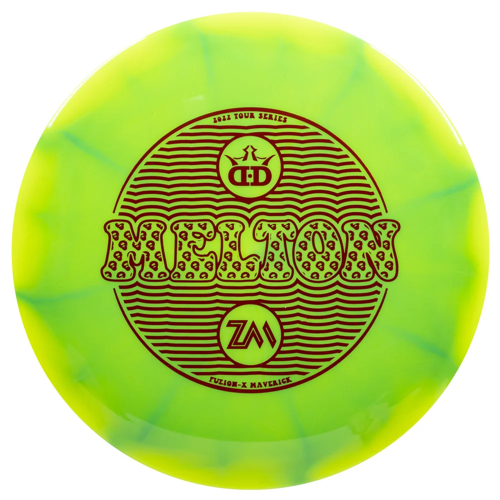 Dynamic Discs Fairway Driver Fuzion X Burst Maverick - Zach Melton Team Series