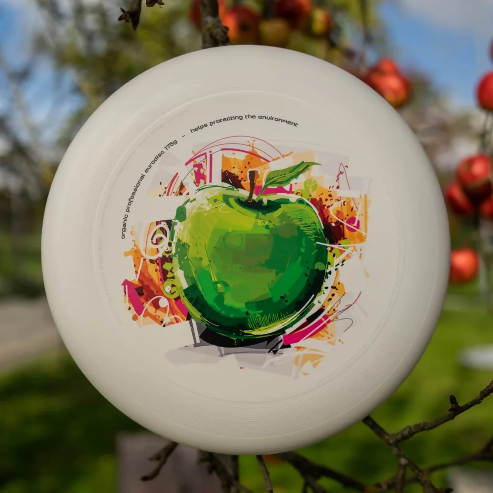 eurodisc® 175g Ultimate Frisbee Apfel aus Bio-Kunststoff eurodisc® 175g Ultimate Frisbee Apfel aus Bio-Kunststoff