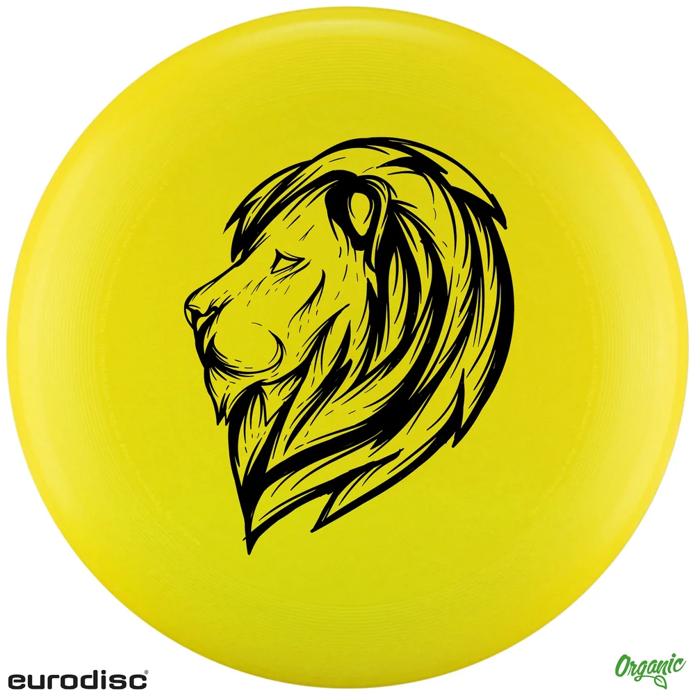 Individuelle eurodisc® 175g Ultimate Frisbee Gelb aus Bio-Kunststoff