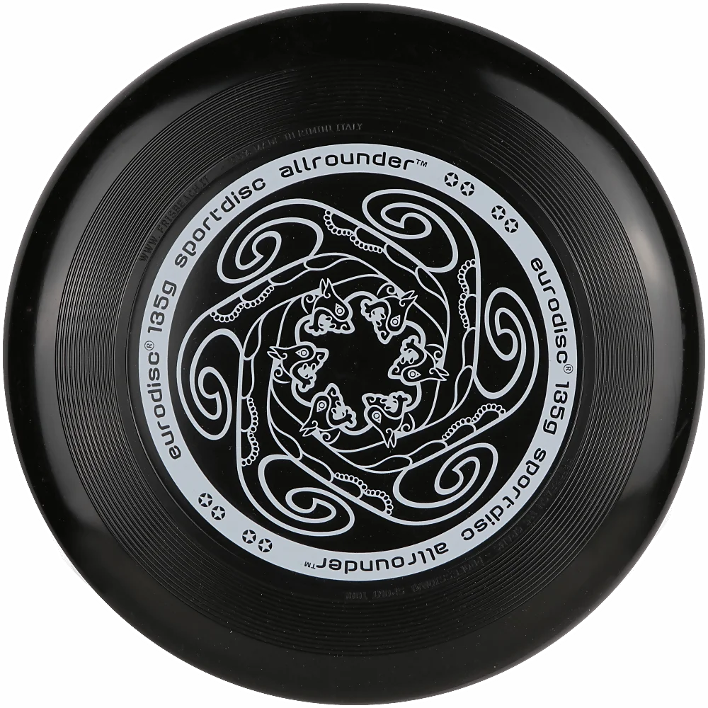 eurodisc® Frisbeach 135g Kidzz Pro Kinder Ultimate Frisbee Schwarz