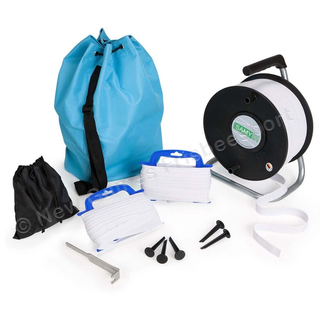SAMY - Spielfeld-To-Go Weiß, im Matchsack 