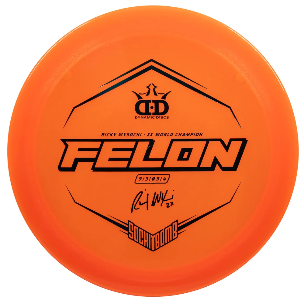 Dynamic Discs Fairway Driver Lucid Ice Glimmer Felon - Signature Ricky Wysocki Dynamic Discs Fairway Driver Lucid Ice Glimmer Felon - Signature Ricky Wysocki