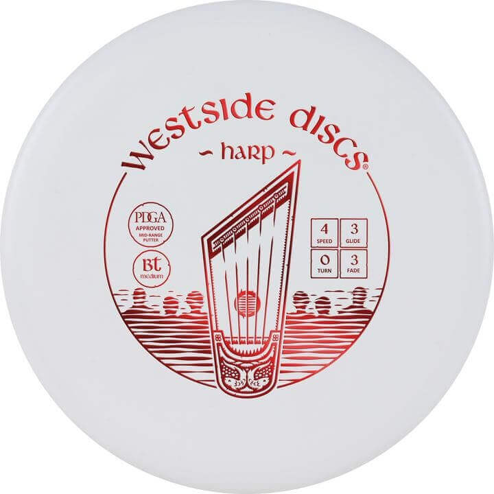 Westside Disc Golf Putter BT Medium Harp Westside Disc Golf Putter BT Medium Harp