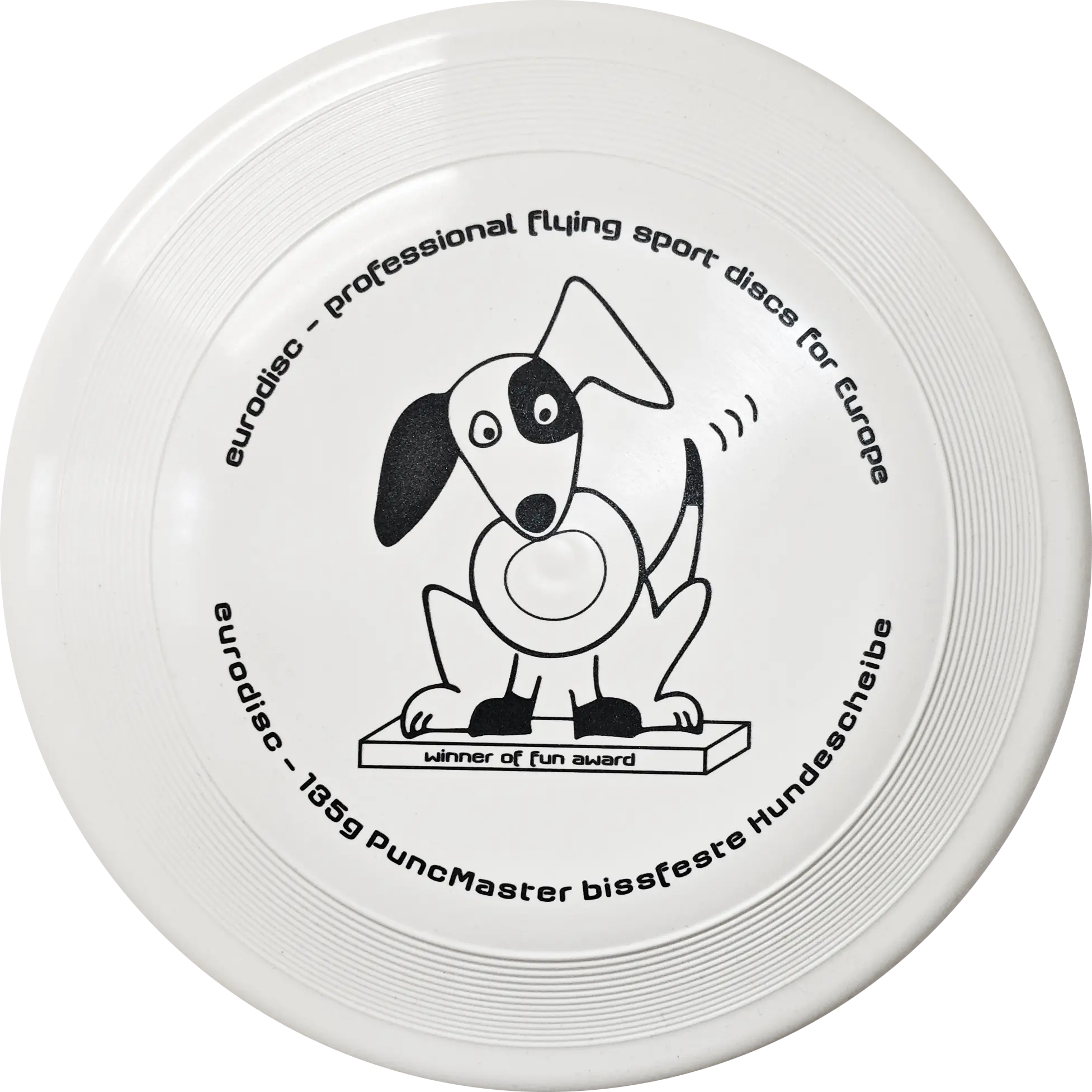 eurodisc 135g PuncMaster Fun Award bissstarke Hundefrisbee BLAU