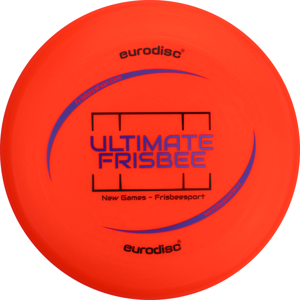 eurodisc® 175g Ultimate Frisbee New Games Orange aus Bio-Kunststoff