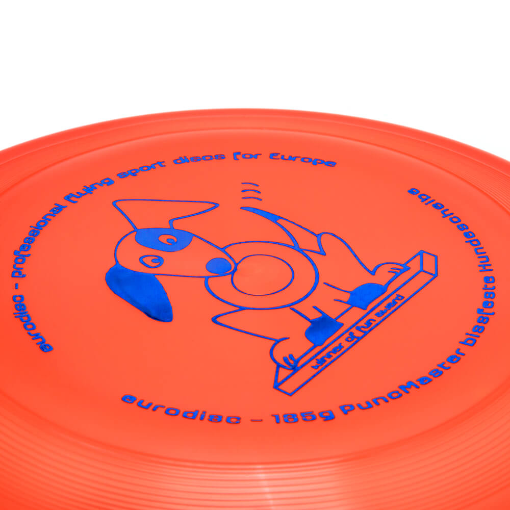 eurodisc® 135g PuncMaster Fun Award bissstarke Hundefrisbee Orange