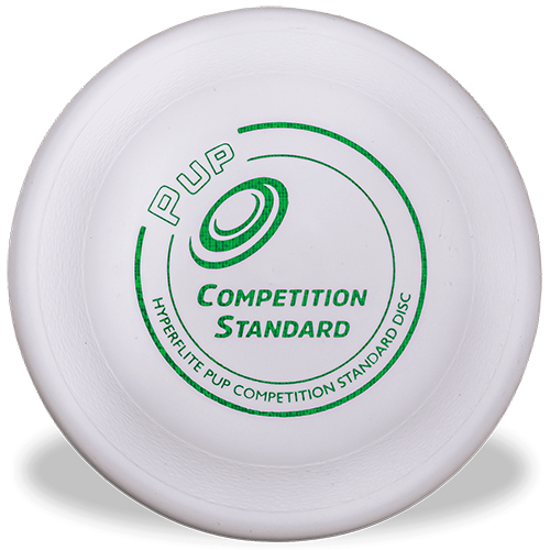 Hyperflite K10 Hundefrisbee Competition Standard Pup Weiss