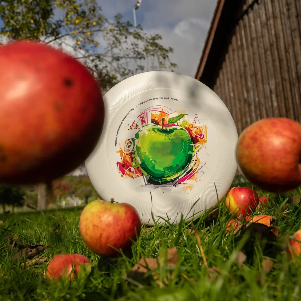 eurodisc® 175g Ultimate Frisbee Apfel aus Bio-Kunststoff