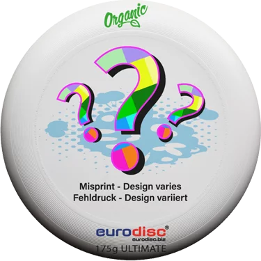 eurodisc® 175g Ultimate Frisbee Secret Organic, WHITE