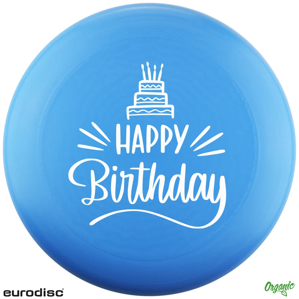 Individuelle eurodisc® 175g Ultimate Frisbee Hellblau aus Bio-Kunststoff