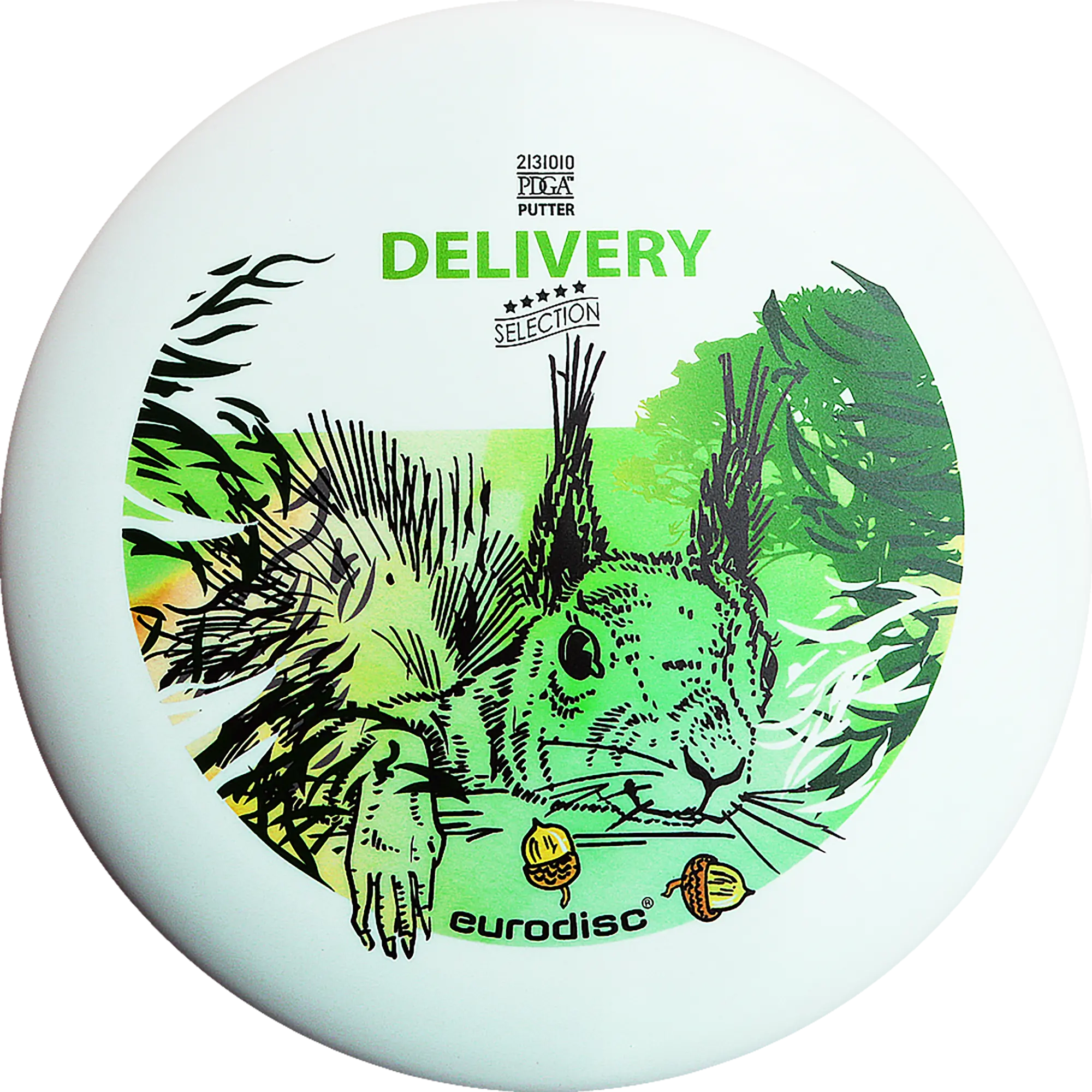 eurodisc Discgolf Putter Selection Delivery Squirrel