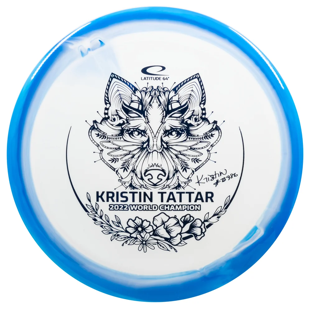 Latitude 64 Disc Golf Distance Driver Grand Orbit Grace  - Signature Kristin Tattar