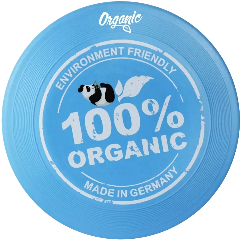 eurodisc® 100g 100% BIO Frisbee 23cm mit Panda Motiv eurodisc® 100g 100% BIO Frisbee 23cm mit Panda Motiv