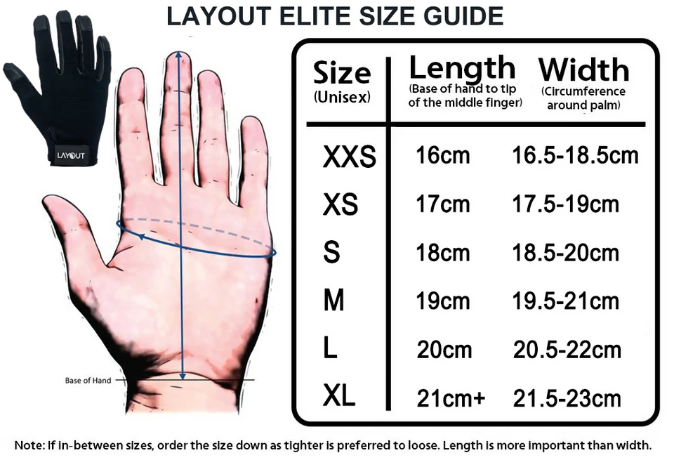 NEW Layout Ultimate & Disc Golf Elite Gloves in various colors