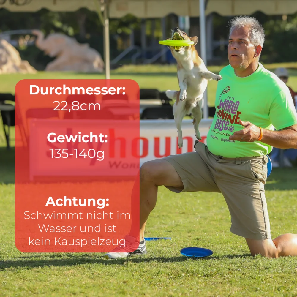 Bissstarke Hundefrisbee Hyperflite Jawz - Rot